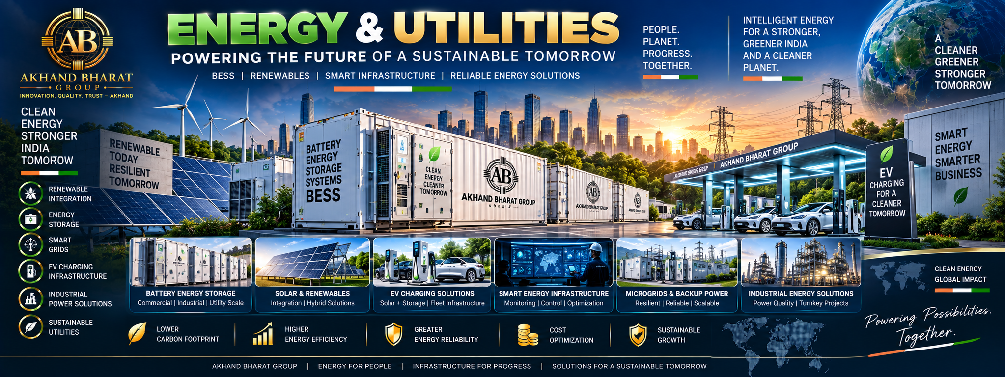 Energy & Utilities — Akhand Bharat Group